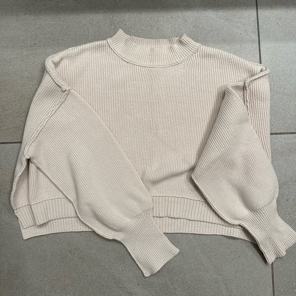 Free People Easy Street Crop Pullover